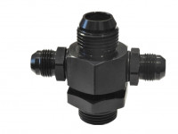 RBZ-12-12B  ENDERLE  PUMP INLET FITTINGS - #12 O RING   to #12AN Flare - w -8 RETURNS